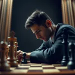AI illustration: Defeat any human at chess via deep self-play.