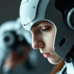 AI illustration: determine if AI should merge consciousness with humans