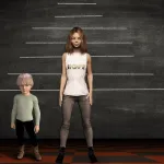 determine the perfect clothing sizes from a series of photos